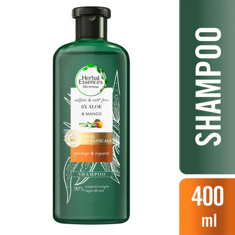 SHAMPOO HERBAL ESSENCES ALOE/MANGO 400ML/12