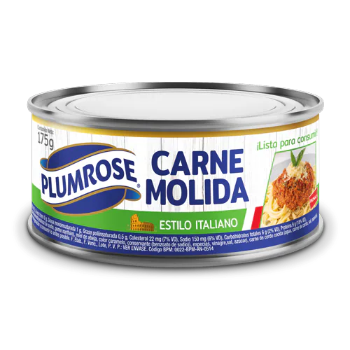 CARNE MOLIDA ESTILO ITALIANO PLUM 175GR