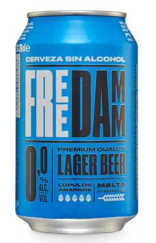 CERVEZA ESTRELLA FREE DAMM LATA 330ML