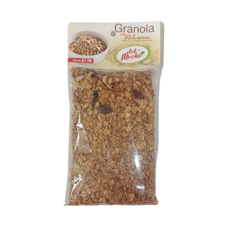 GRANOLA CON FRUTOS SECOS 130GR DEL MONCHO