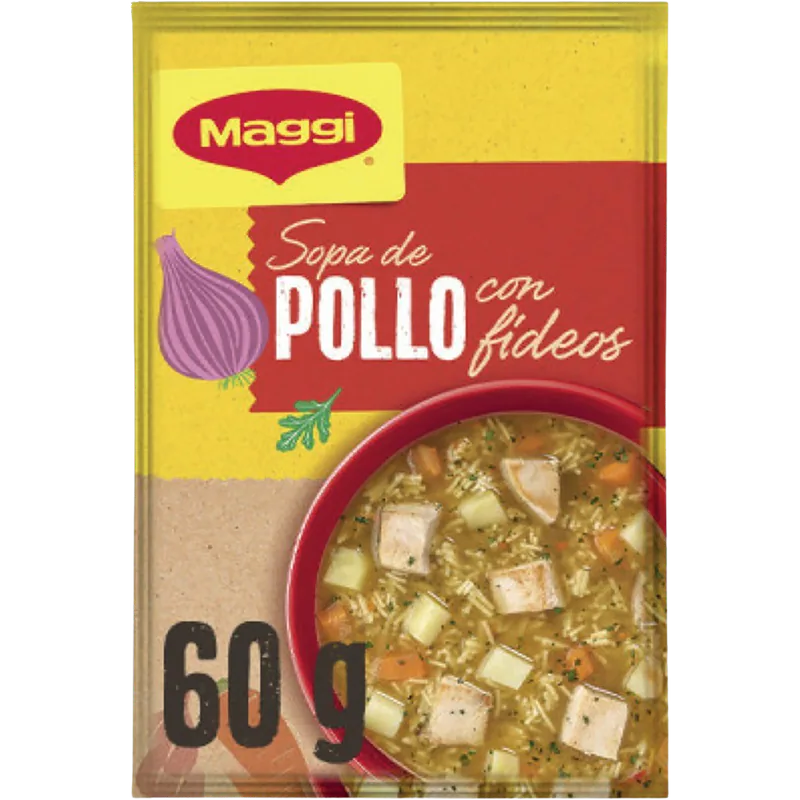 SOPA DE POLLO CON ARROZ 12X12