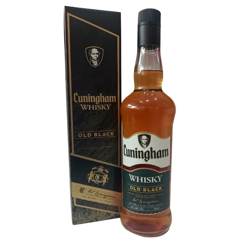 CUNINGHAM WHISKY OLD BLACK 750 CCX6