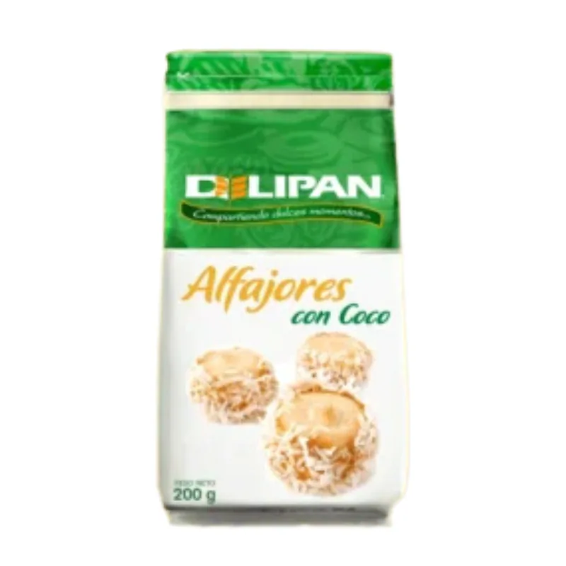 FUNDA ALFAJORES CON COCO DELIPAN 200GR