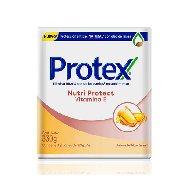 JABON PROTEX GLICERINA VITAMINA E 330GR