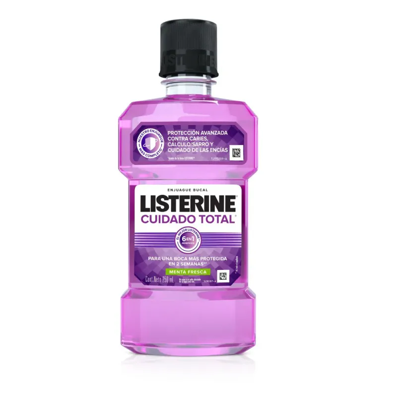 ENJUAGUE BUC.LISTERINE ZERO CUIDADO TOTAL 250ML