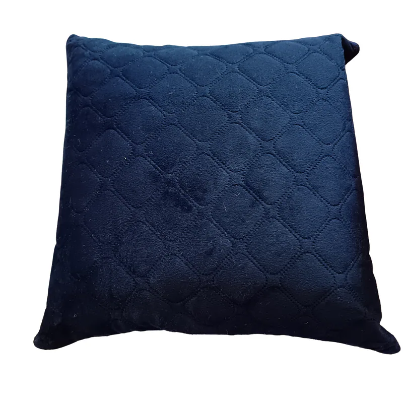 COJIN BELUR ULTRASONIDO 45X45 AZUL MARINO