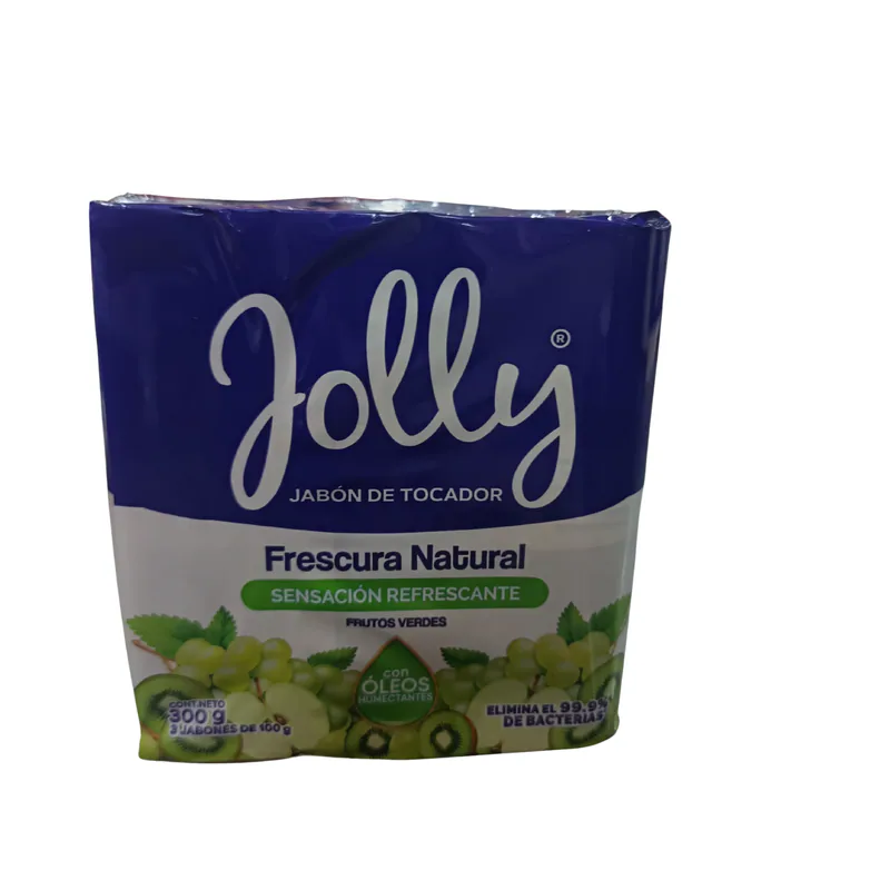 JABON JOLLY FRESCURA NATURAL FRUTOS VERDES ANTIB 3PK10012