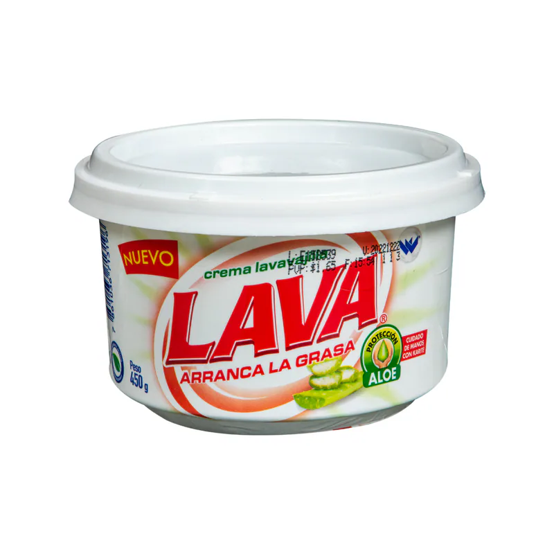 CREMA LAVAVAJILLA LAVA ALOE 450GR X18