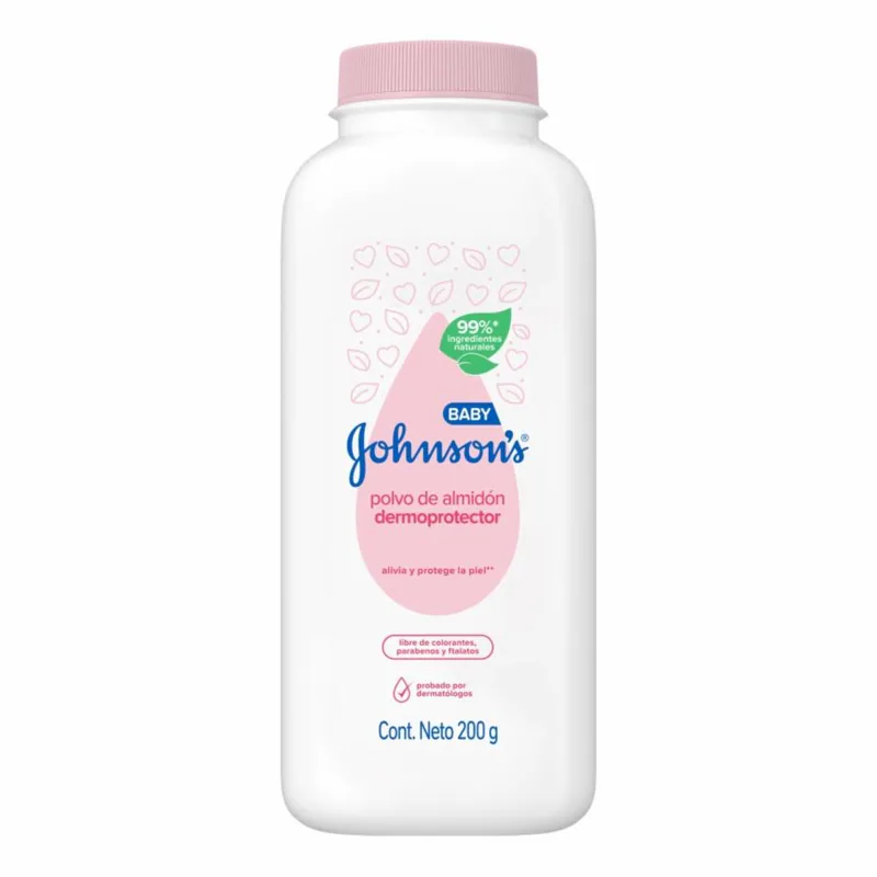 TALCO JOHNSONS BABY DERMOPROTECTOR PURA 200 GR /12