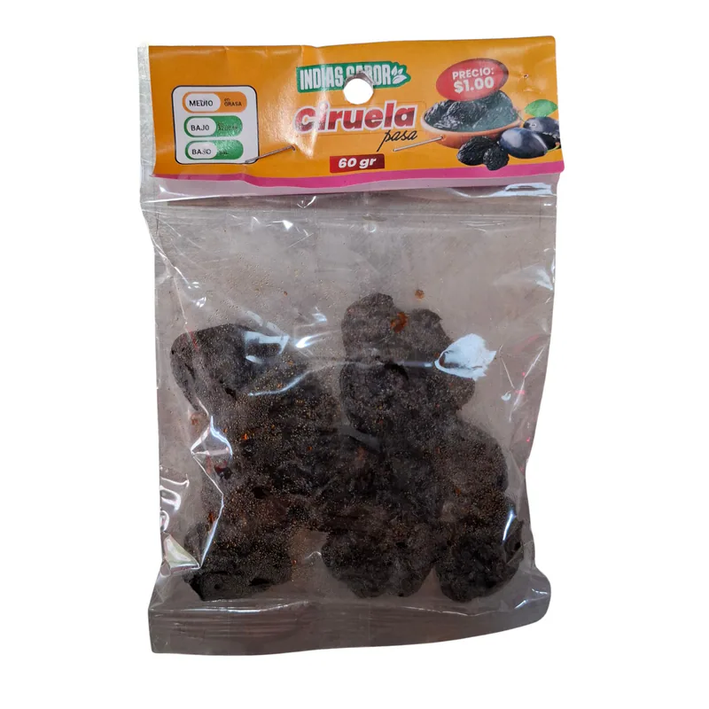 CIRUELA PASAS 60GR INDIAS SABOR (10)