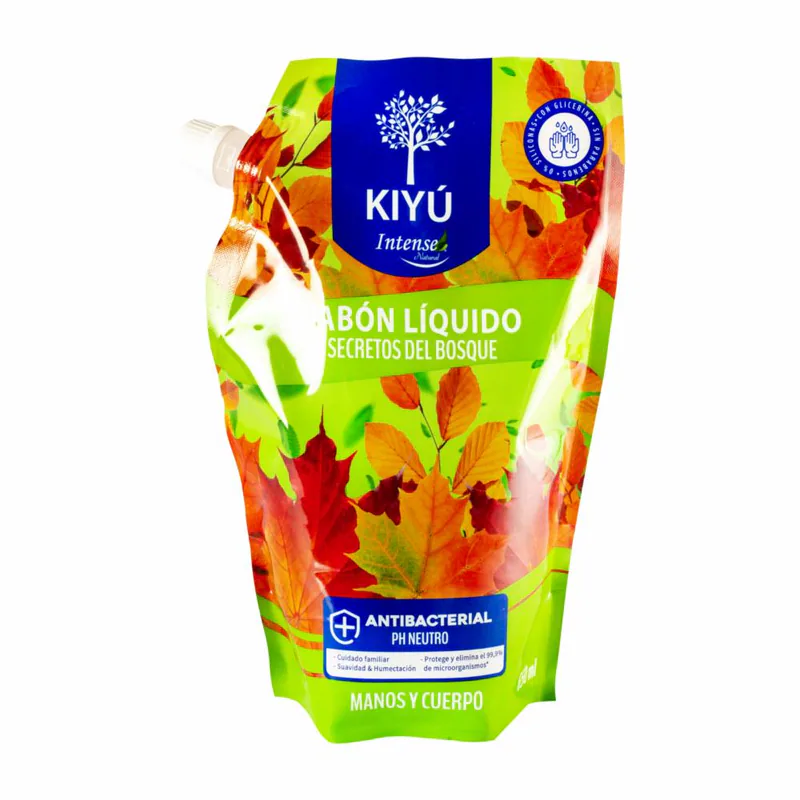 JABON LIQ ANTIB 650ML SECRE-BOSQ KIYU DOYP 12C