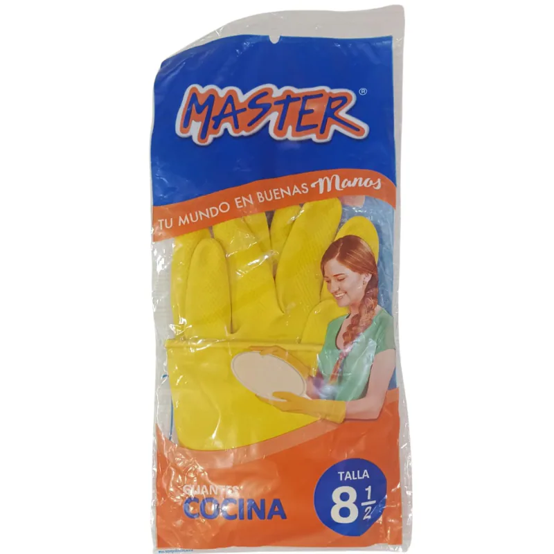 GUANTE MASTER AMARILLO 8.5