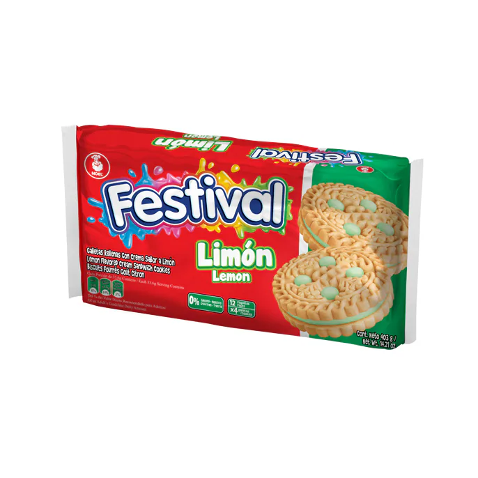 GALLETA FESTIVAL LIMON FUNDA X12UND