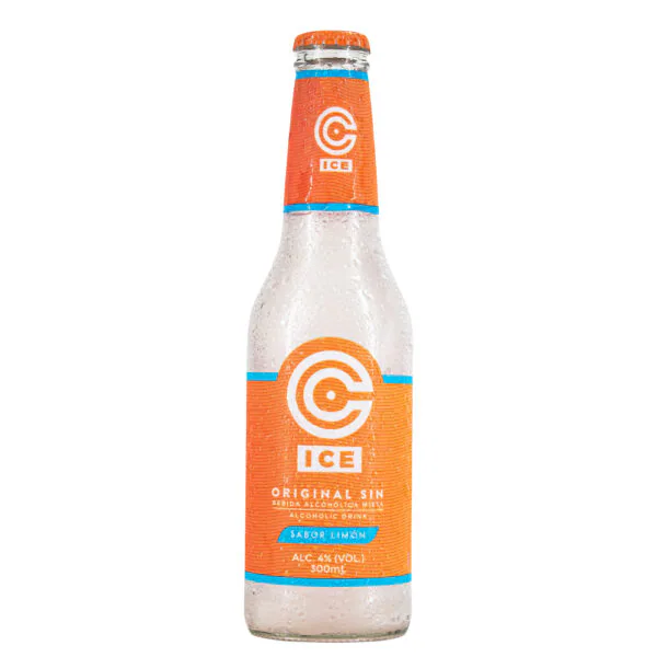 C ICE ORIGINAL SIN 300ML LIMON (BOTELLA)