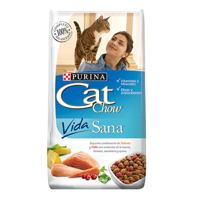 CAT CHOW GATITOS VIDA SANA 1.3 KG.
