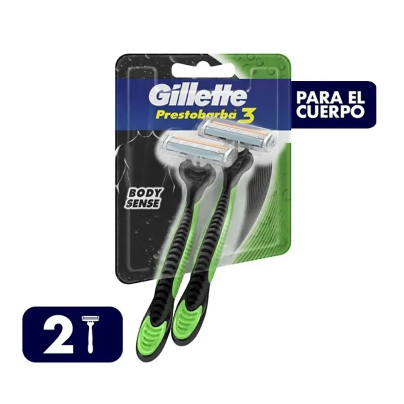 GILLETTE AFEI PB3 BODY SENSE HOMBRE TC X2 /12