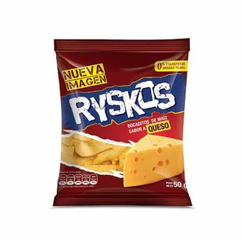 RISKOS BOCADITOS DE MAIZ QUESO 50G