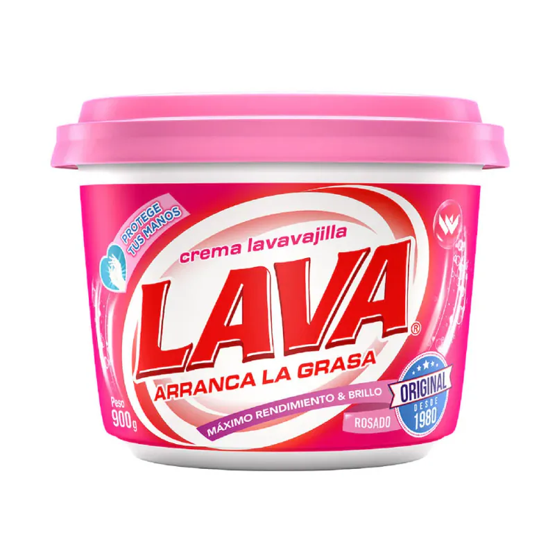 CREMA LAVAVAJILLA LAVA ROSADO 900G 12C