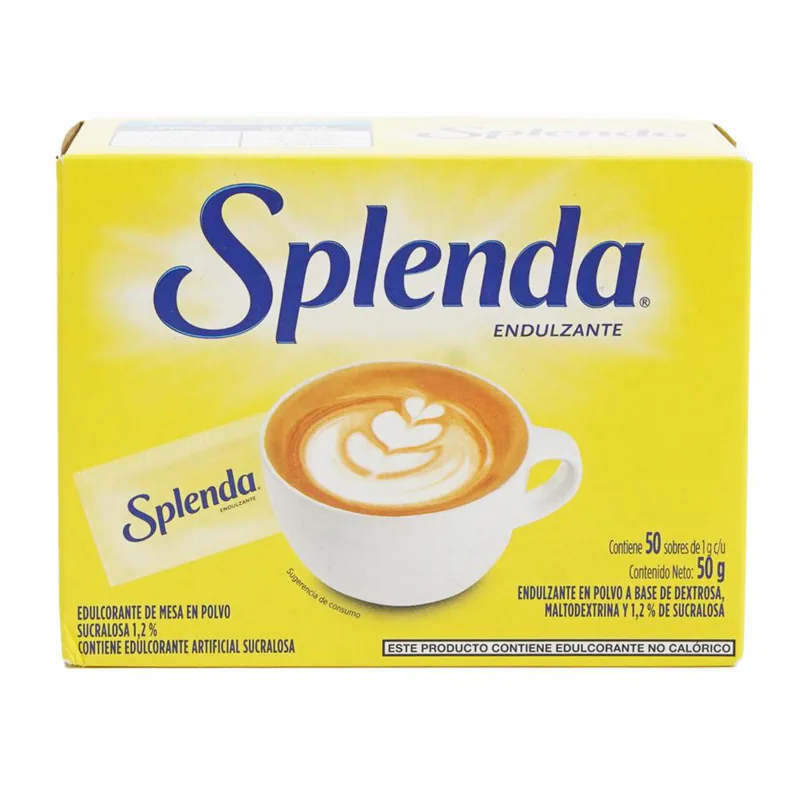 SPLENDA DE 50 SOBRES DE 50G