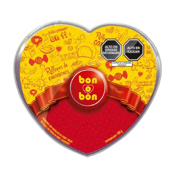 BON O BON CHOCOLATE CORAZON 105GR