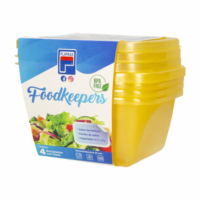 SET FOODKEEPER N1 C/T AMBAR VIVA COLOR