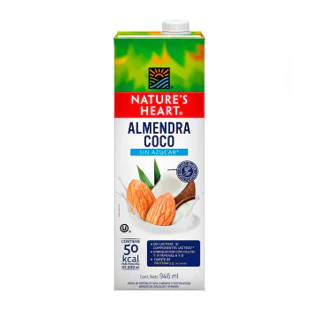BEBIDA DE ALMENDRA Y COCO NATURES SIN AZUCAR 946ML
