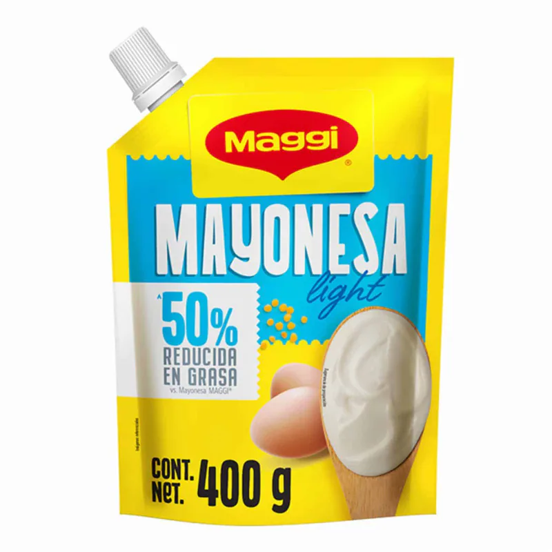 MAYONESA MAGGI LIGTH SACHET 400G