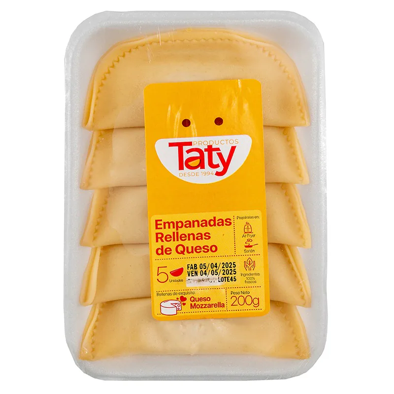 EMPANADAS RELLENAS DE QUESO TATY 200