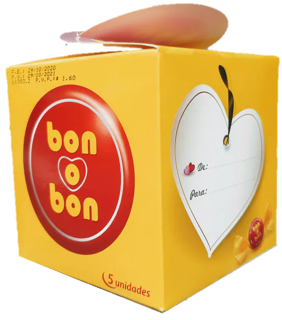 BON O BON FELIZ LECHE DIA X5U CAJITA