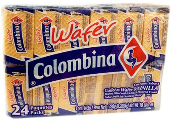 COLOMBINA WAFER VAINILLA 288GR