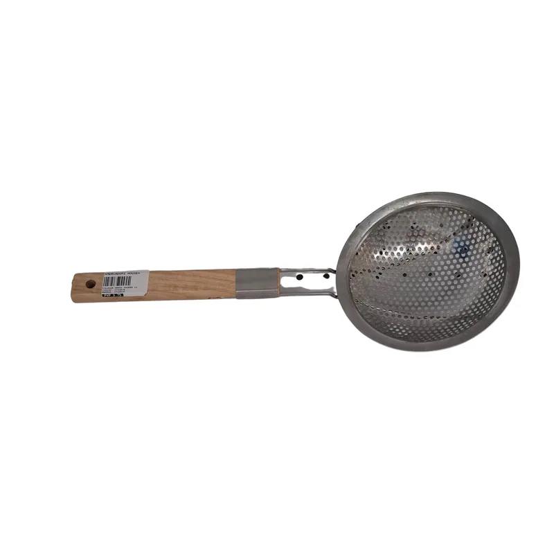 COLADOR MANGO MADERA 14 CM. 2025