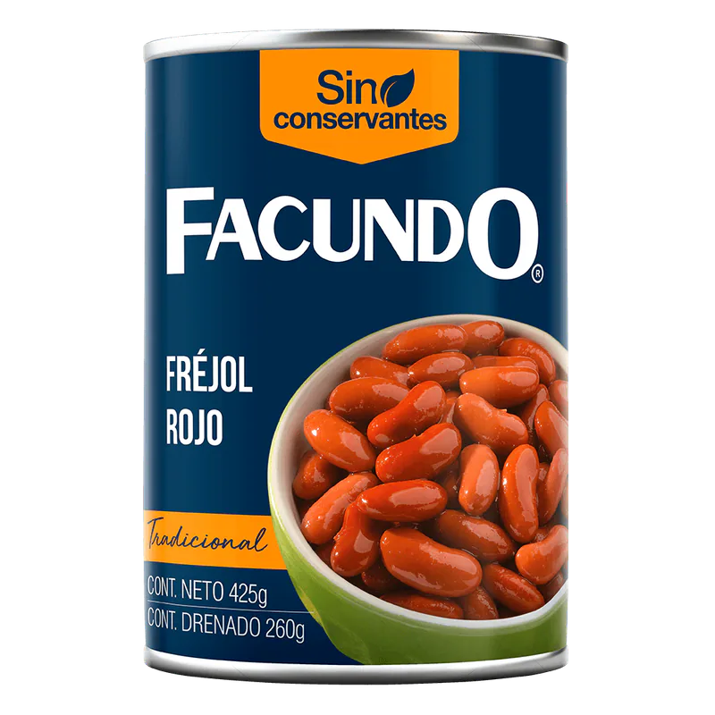 FREJOL ROJO FACUNDO LATA 425GR