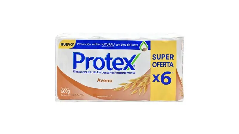 JABON PROTEX AVENA PREBIOTICO X6UNID