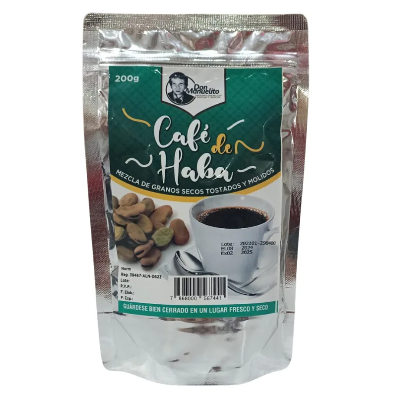 CAFE DON MANUELITO DE HABA FUNDA 200G