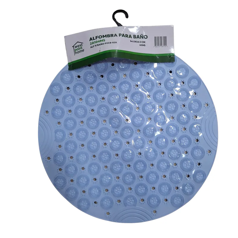 ALFOMBRA PARA BAÑO 02A 54.5X54.5CM/650G