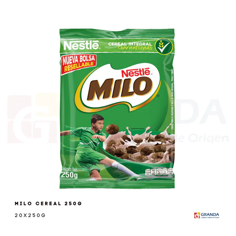 MILO CEREAL FUNDA 250G