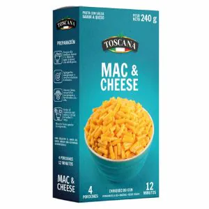 FIDEO TOSCANA ESPECIAL MACARRONI AND CHEESE 240GR X12