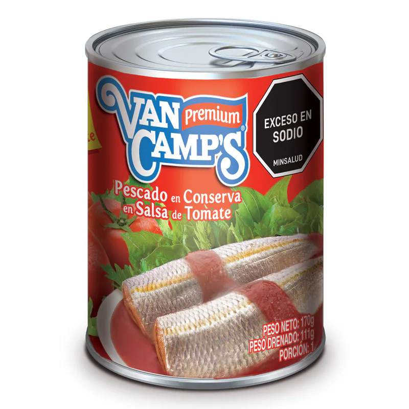 TINAPA VAN CAMPS TOMATE 170G