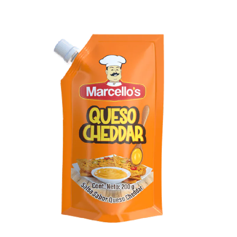 SALSA DE QUESO CHEDDAR 200G MARCELLOS