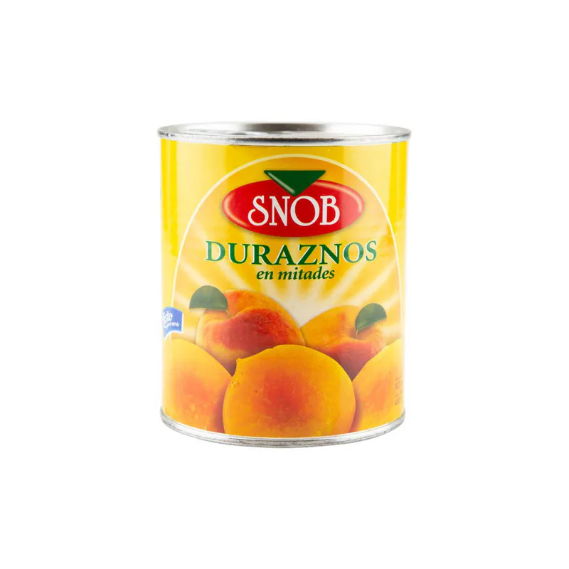 DURAZNOS EN MITADES SNOB LATA 820G