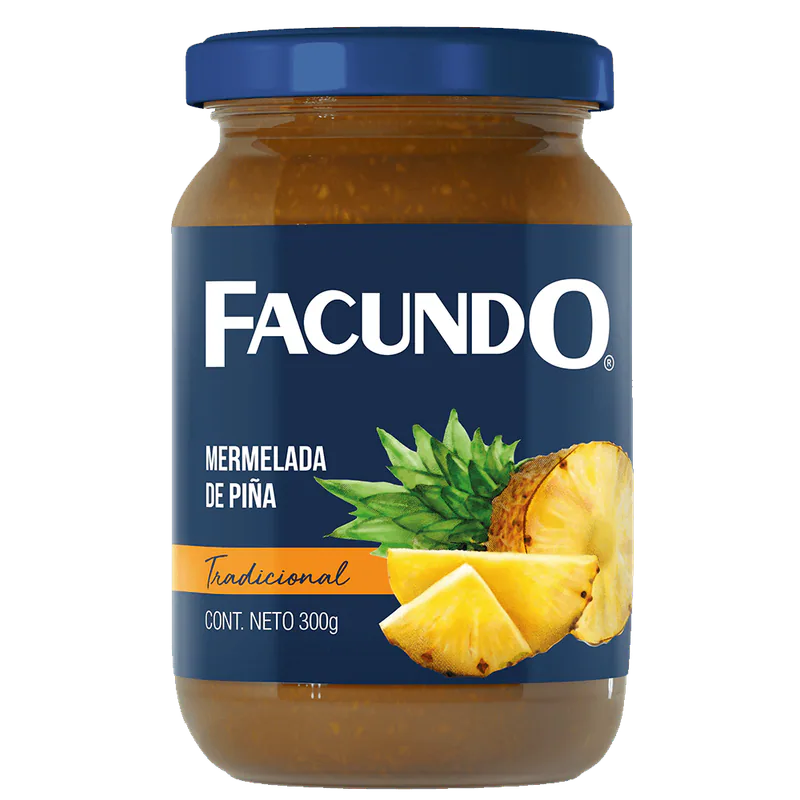 MERMELADA DE PIÑA FAC 300GR CJ X 12 UND