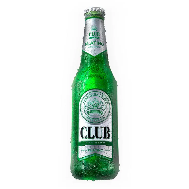 CERVEZA CLUB PLATINO 330CC NRB 6 CARTON