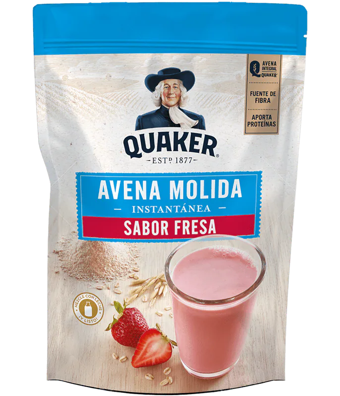 QUAKER AVENA MOLIDA FRESA 300