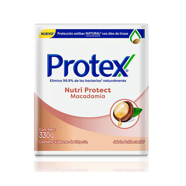 JABON PROTEX GLICERINA MACADAMIA 330GR