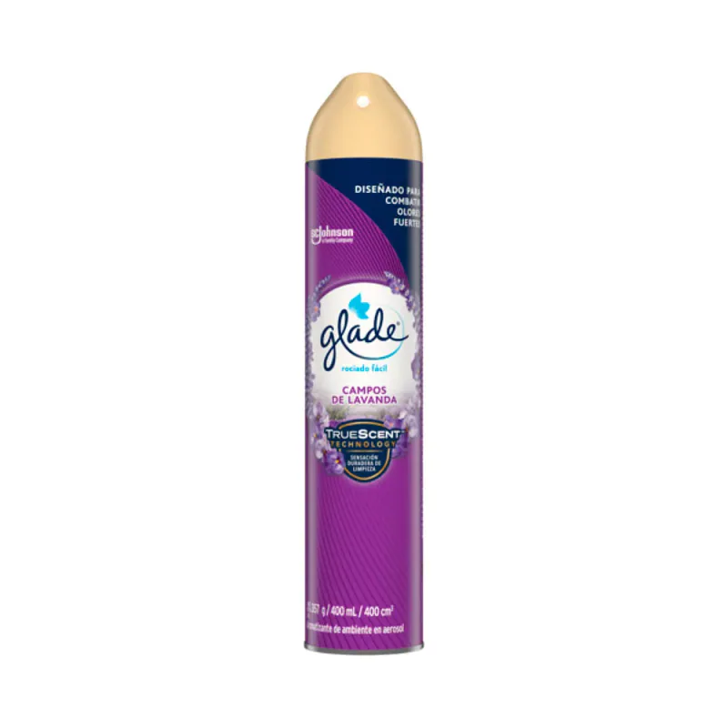 GLADE AEROSOL CAMPOS DE LAVANDA 400ML