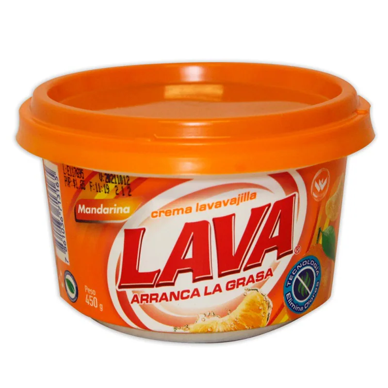 CREMA LAVAVAJILLA LAVA MANDARINA 450G