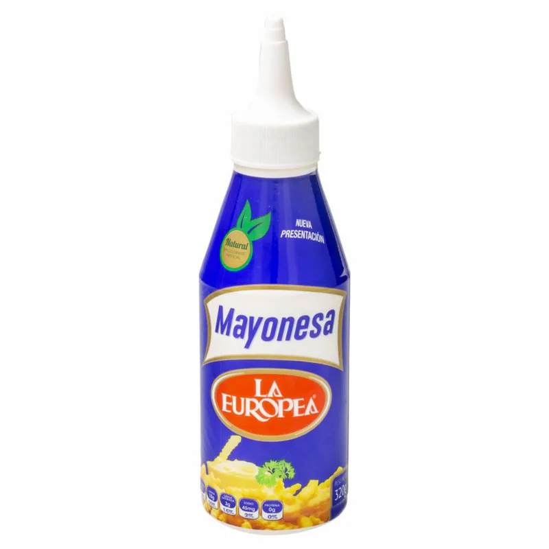 ADEREZO DE MAYONESA LA EUROPEA BOTELLA 320GR