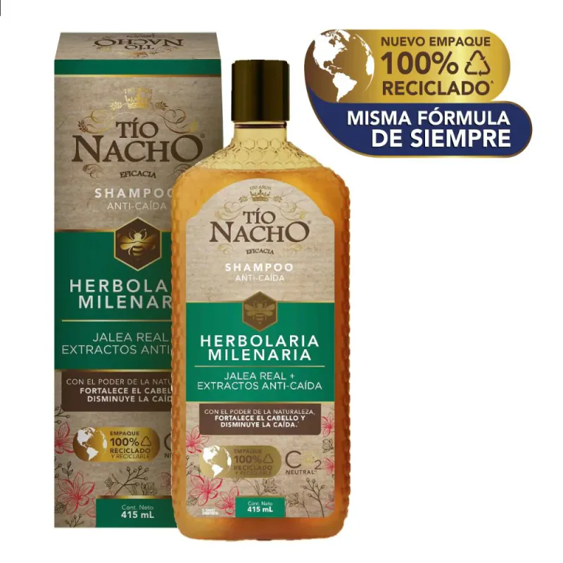 SHAMPOO TIO NACHO FORTCAP HERBOLARIA 415ML