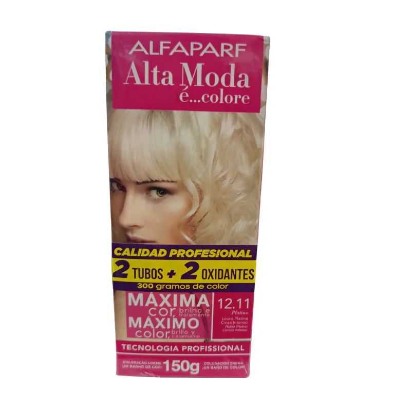ALFAPARF ALTA MODA RUBIO PLATINO 2X1 AM 12 11