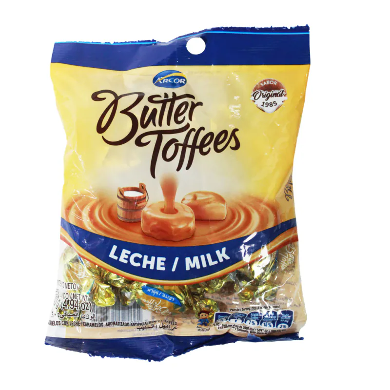 CARAMELO BUTTER TOFFESS LECHE 140GR